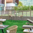 Varaschin Cricket contemporary garden design stool, 2 pieces Viadurini