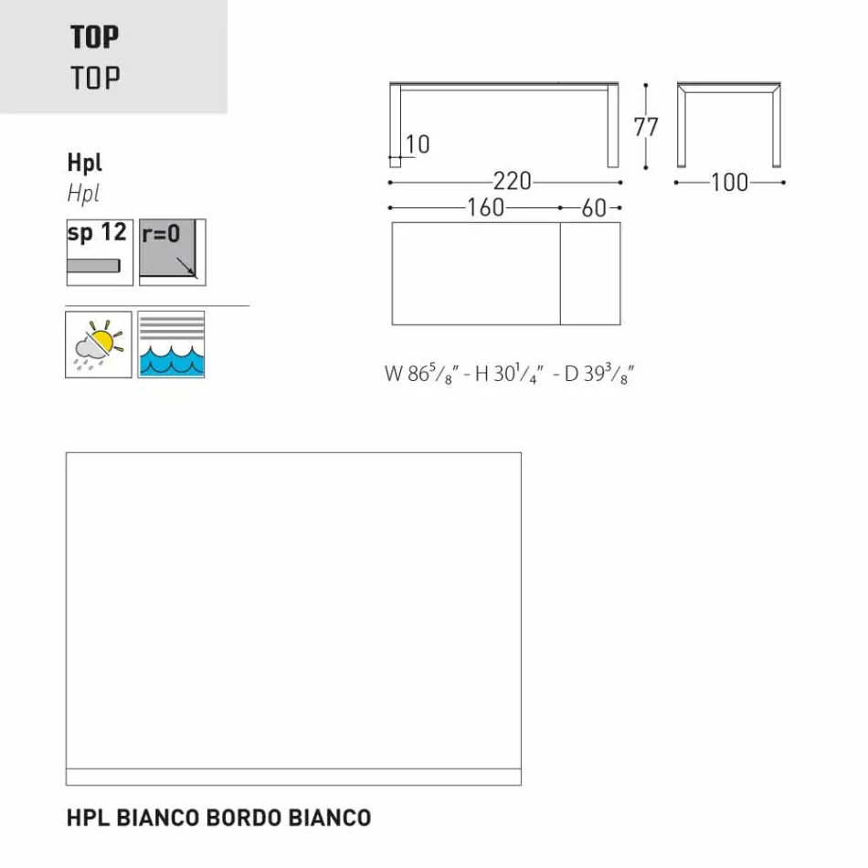 Varaschin Dolmen extending garden table, up to 380 cm Viadurini