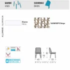 Varaschin Emma design outdoor chair in fabric and aluminum Viadurini