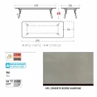 Varaschin Link extending garden table H 65 cm, up to 350 cm Viadurini