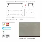 Varaschin Link extending garden table H 65 cm, up to 350 cm Viadurini