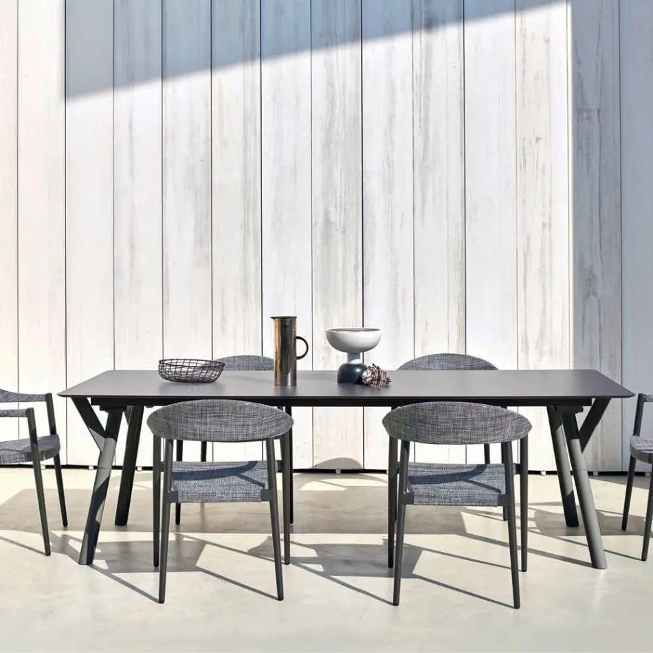 Varaschin Link extending garden table H 65 cm, up to 350 cm Viadurini