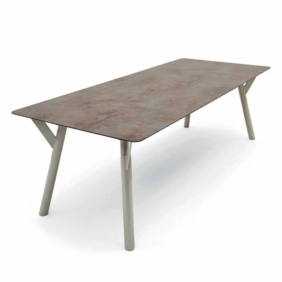 Varaschin Link extending garden table H 65 cm, up to 350 cm Viadurini