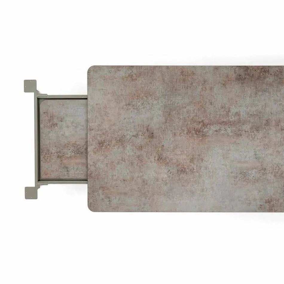 Varaschin Link extending garden table H 65 cm, up to 350 cm Viadurini