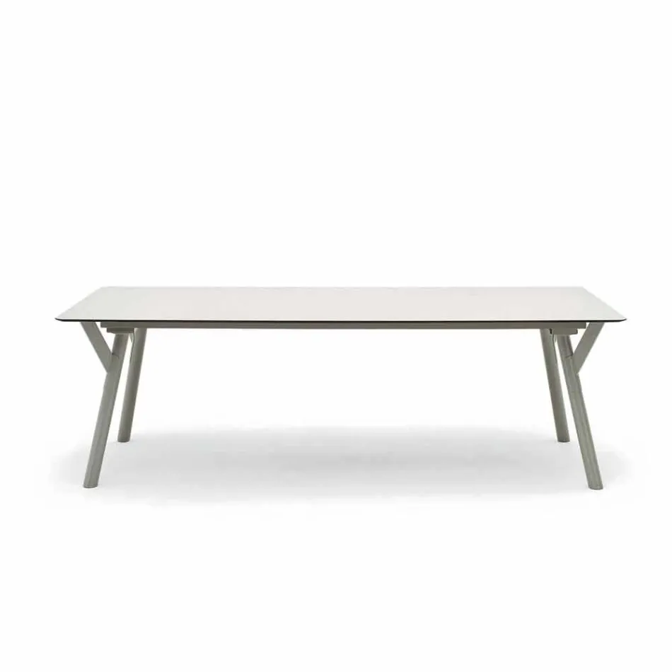 Varaschin Link extending garden table H 65 cm, up to 350 cm Viadurini
