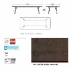 Varaschin Link outdoor dining table or interior H 65 cm Viadurini