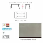 Varaschin Link garden or indoor dining table H 75 cm Viadurini