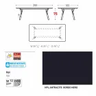 Varaschin Link garden or indoor dining table H 75 cm Viadurini