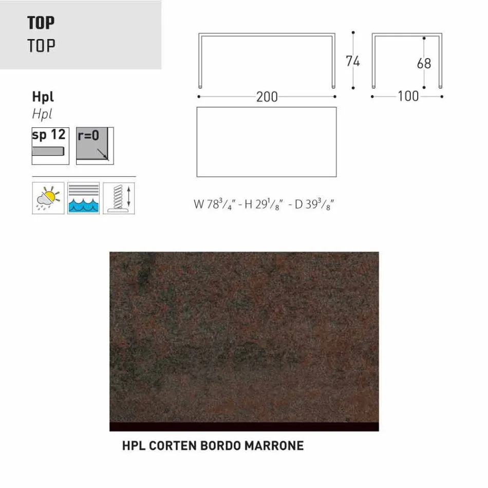 Varaschin Victor garden or indoor dining table, modern design Viadurini