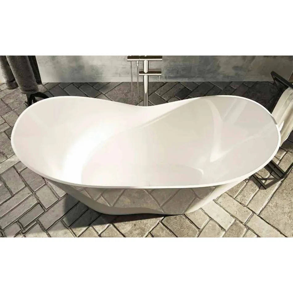 Modern freestanding design bath tub made in Italy Ragusa Viadurini