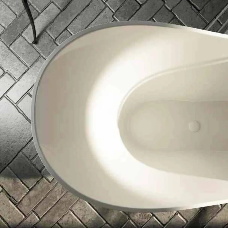 Modern freestanding design bath tub made in Italy Ragusa Viadurini