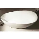 Oval bath tub freestanding design made in Italy Albenga Viadurini