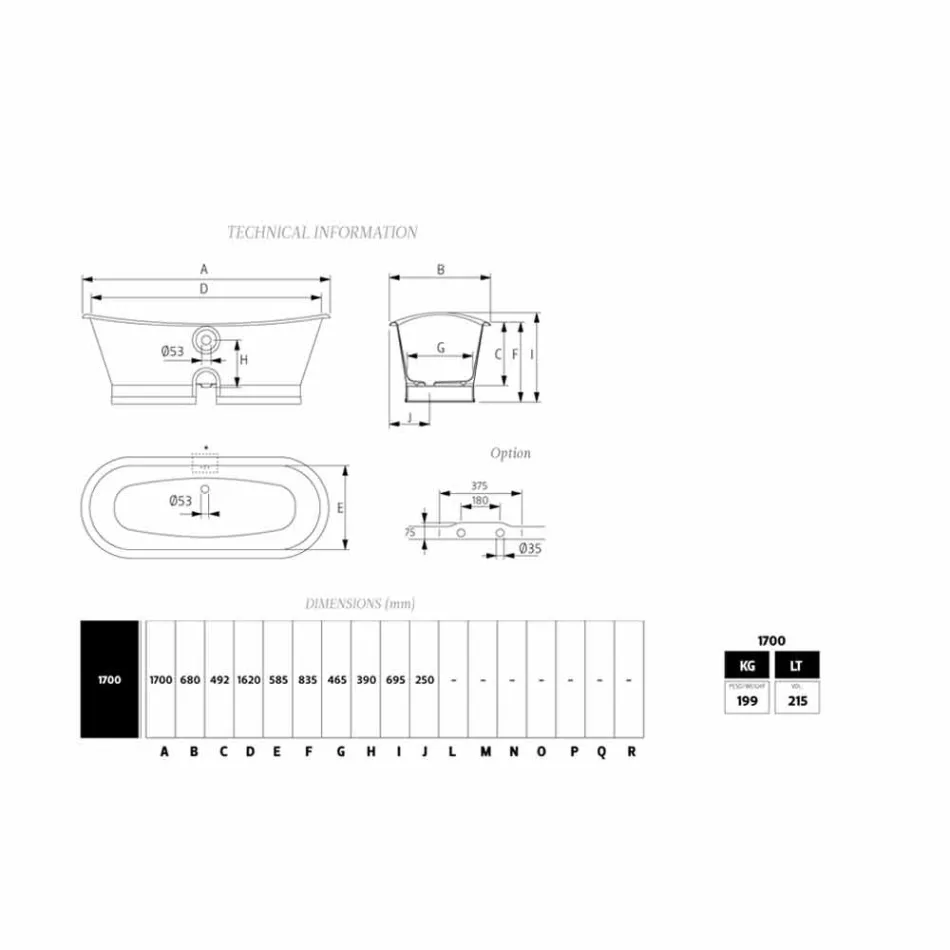 Bathtub freestanding colored iron modern design Betty Viadurini