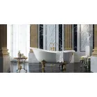 Freestanding classic design bathtub made in Italy, Fregona Viadurini