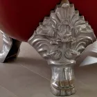 Vintage Freestanding Bathtub with Cast Iron Feet, Made in Italy - Naike Viadurini