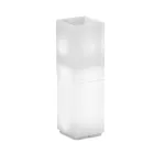 Lambo - Outdoor Illuminated Column Vase in Polyethylene Made in Italy Viadurini