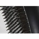 Tall Indoor Vase in Matt Black Ceramic and Steel Made in Italy - Jesolo Viadurini