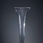 Tall Indoor Vase in Transparent and White Glass Made in Italy - Ludovico Viadurini
