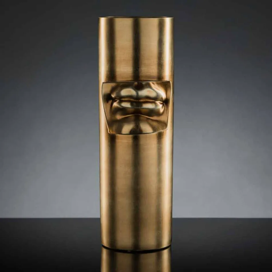 Tall Decorative Vase in Colored Ceramic Handmade in Italy - Monte Viadurini