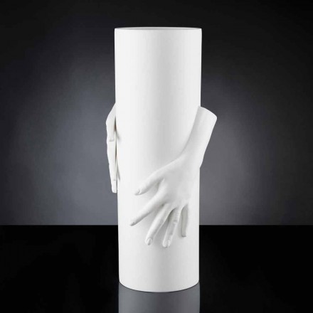 Tall Indoor Ceramic Vase Handcrafted in Italy - Monte Viadurini
