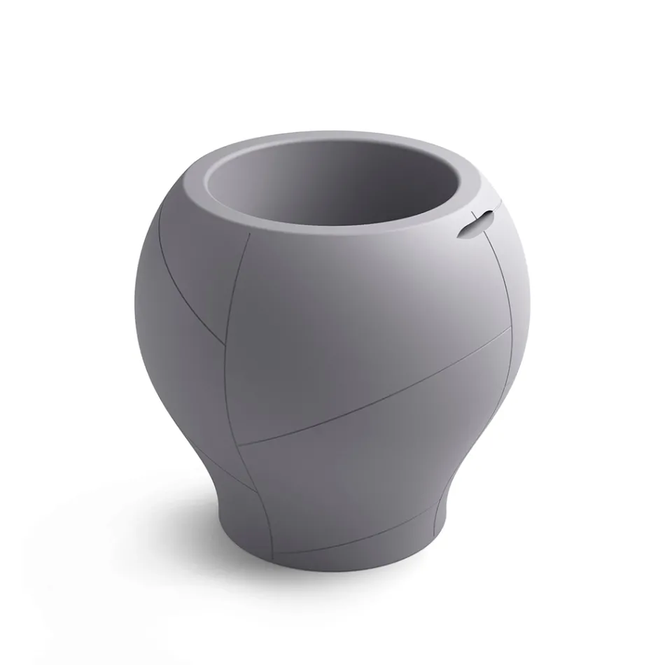 Outdoor Vase in Various Finishes and Sizes in Polyethylene Made in Italy - Loto Viadurini