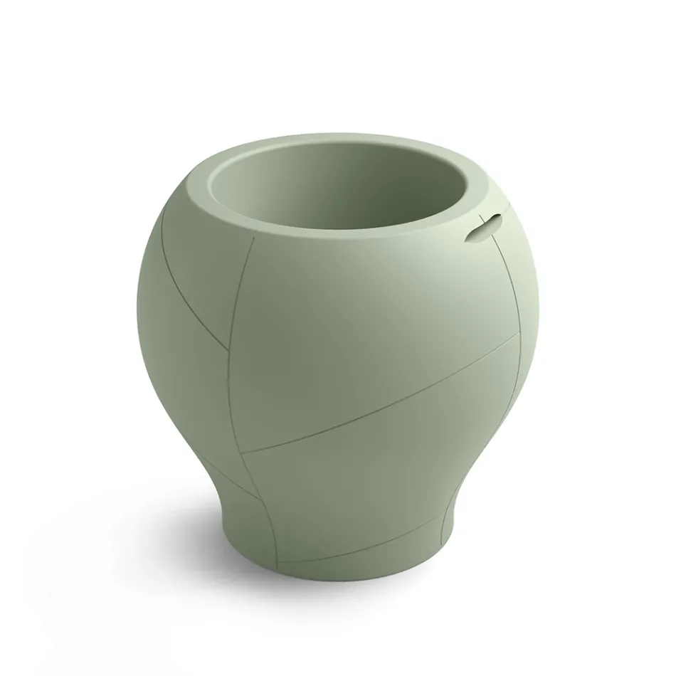 Outdoor Vase in Various Finishes and Sizes in Polyethylene Made in Italy - Loto Viadurini