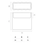 Outdoor Vase in Colored Polyethylene 2 Sizes Made in Italy - Barbia Viadurini