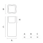 Outdoor Vase in Colored Polyethylene 2 Sizes Made in Italy - Barbia Viadurini