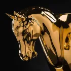 Indoor Vase in White Ceramic or 24k Gold Handmade in Italy - Jacky Viadurini