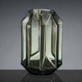 Indoor Vase in Polished Glass Handcrafted in Italy - Flock