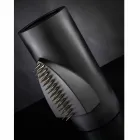 Decorative Vase in Matt Black Ceramic Handmade in Italy - Medina Viadurini
