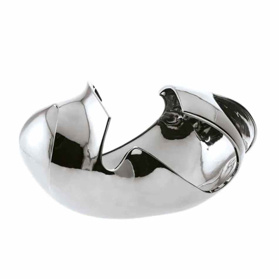 Decorative Vase in Matt or Glazed Ceramic Made in Italy - Waves Viadurini