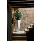 Square Design Polyethylene Decorative Vase Made in Italy - Bonina Viadurini