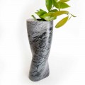 Modern Decorative Vase in Bardiglio Fiorito Marble Made in Italy - Dido