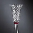 Elegant Indoor Vase in Blown Murano Glass Made in Italy - Inverso Viadurini