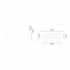 Planter Vase in Luminous Plastic, Design in 3 Sizes - Pandora by Myyour Viadurini