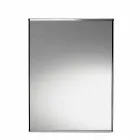 Freestanding Geometric Mirror Vase and Structure in Wood and Steel - Ghenna Viadurini