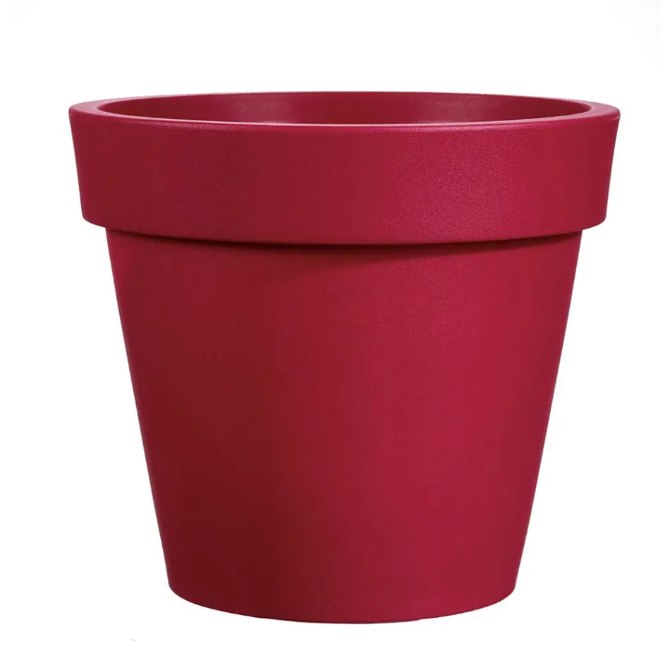 Large Outdoor Vase in Polyethylene 4 Sizes Made in Italy - Emporium Viadurini