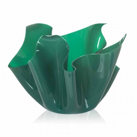 Multipurpose interior / outdoor vase Pina green, modern design made Italy Viadurini