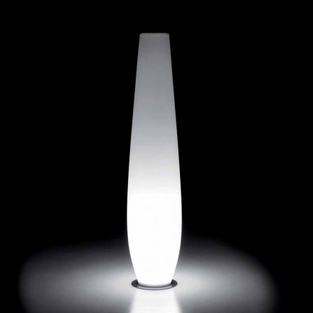 Outdoor Luminous Vase with LED Light in Polyethylene Made in Italy - Nadai Viadurini