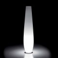 Outdoor Luminous Vase with LED Light in Polyethylene Made in Italy - Nadai