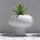 Outdoor Luminous Vase in Polyethylene with LED Light Made in Italy - Boba Viadurini