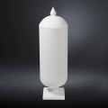 Modern Handmade White Ceramic Vase Made in Italy - Chantal