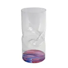 Modern Twisted Acrylic Crystal Vase Various Finishes - Cigarette Viadurini