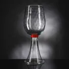 Modern Transparent Blown Murano Glass Vase Made in Italy - Copernicus Viadurini