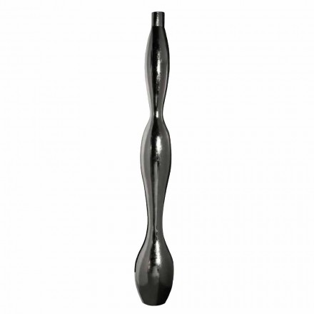 Indoor Vase in Resin Gold or Silver Leaf Finish Made in Italy - Quarto Viadurini