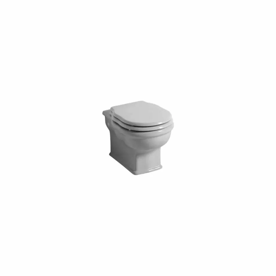 Modern wall hung WC in white ceramic Style 54x36 made in Italy Viadurini