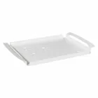 Serving Tray with Flowers in White, Blue or Mud Iron - Marken Viadurini