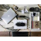 Rectangular Tray in White Carrara Marble Made in Italy - Vassili Viadurini