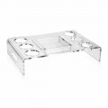 Raised Tray in Transparent Plexiglass 6 or 8 Coffee Design 2 Pieces - Cracco